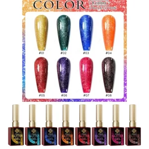 Glitter Gel Shelac Opalo.H 15ml