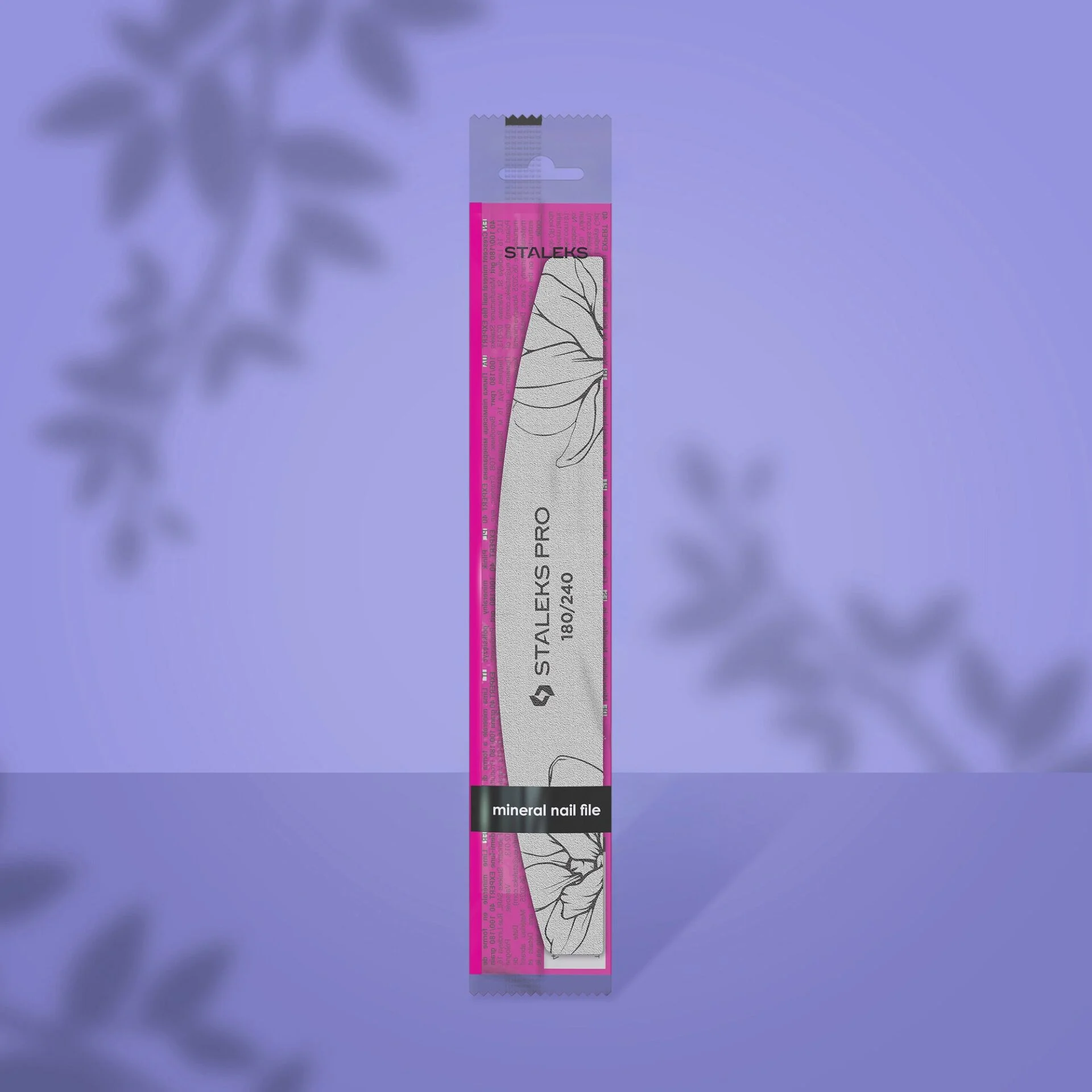 Lima Mineral Curva Para Uñas STALEKS  EXPERT 40 Grano 180/240